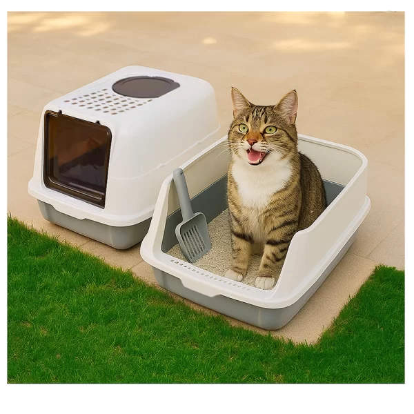 Baño Arenero Para Gato con Ventilación