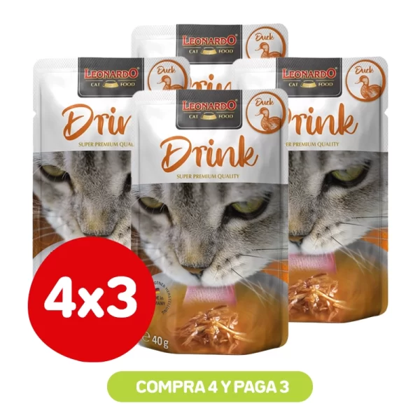 Pack 4x3 Leonardo Drink Mit Duck
