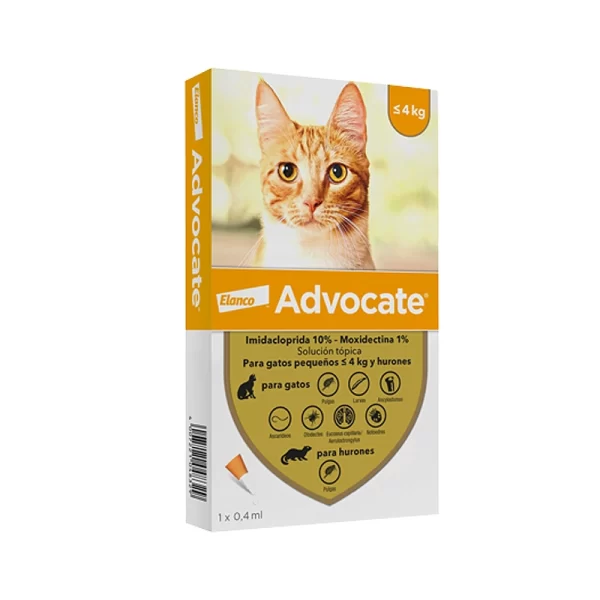 Advocate Gatos hasta 4 Kg