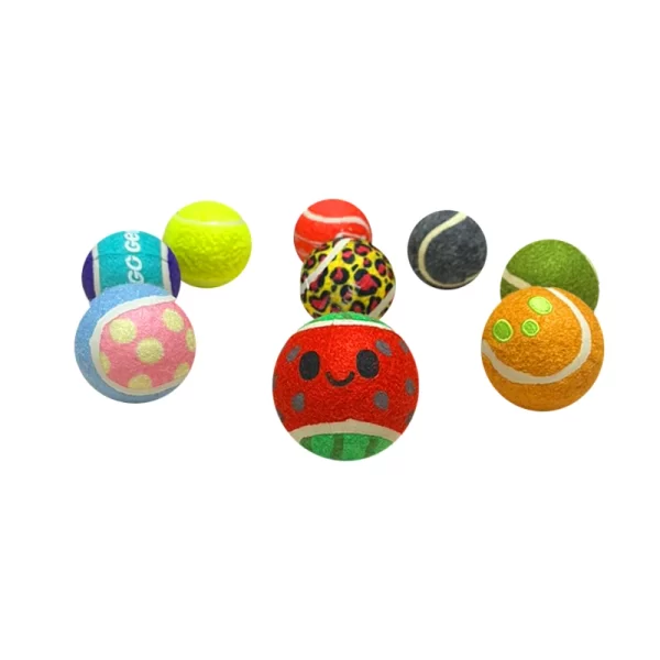 Juguete Para Perros Pack 3 Pelotas Diseño Tenis