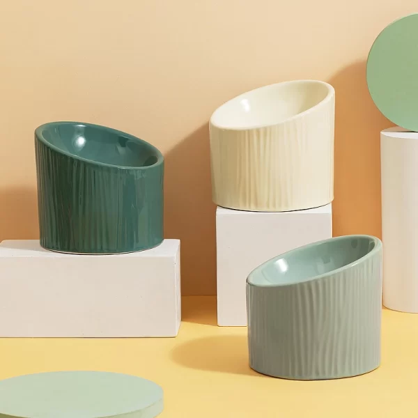 Bowl De Cerámica Ergonómico Diseño Tronco 