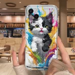Carcasa Gatito Acuarela