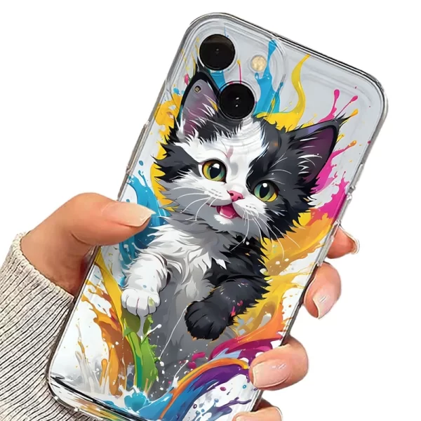 Carcasa Gatito Acuarela
