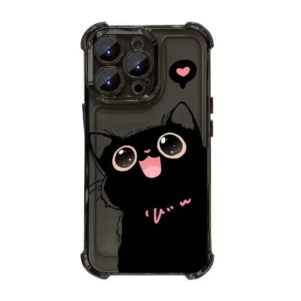 Carcasa Happy Cat Negro