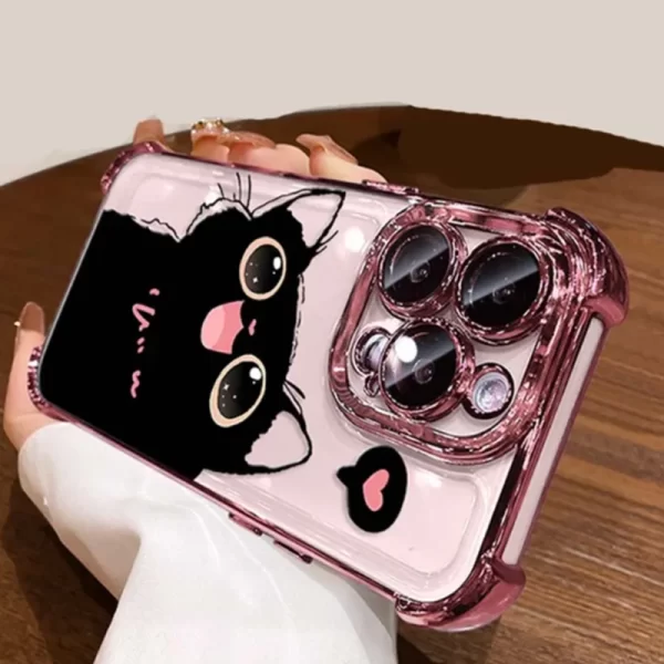 Carcasa Happy Cat Rosa