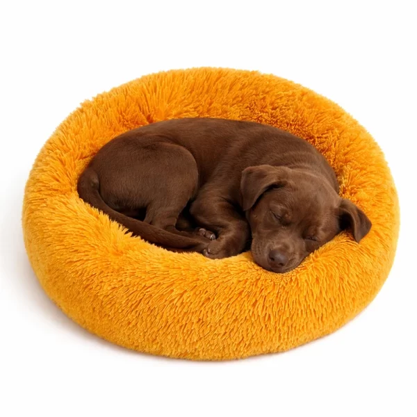 Cama Anti Estrés Mostaza