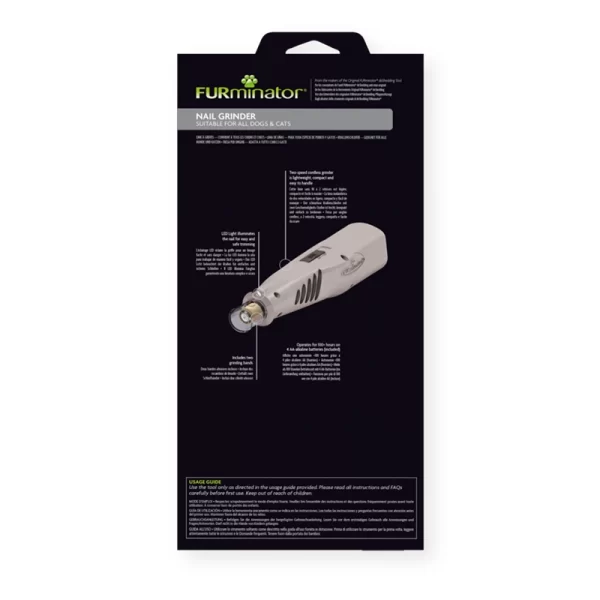 Cepillo Furminator Grooming Dog Nail Grinder