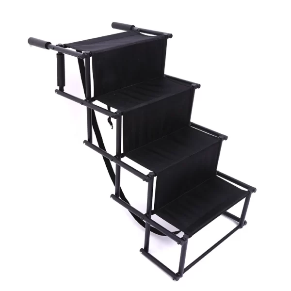 Escalera Plegable Con Tela - Negro