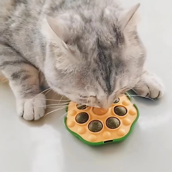 Juguete Para Gato Diseño Flor Con Catnip