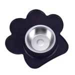 Plato De Acero Inoxidable Mat Huellita 