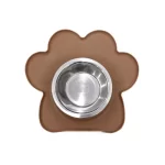 Plato De Acero Inoxidable Mat Huellita 