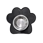 Plato De Acero Inoxidable Mat Huellita 