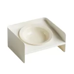 Plato De Cerámica Con Soporte Metálico 