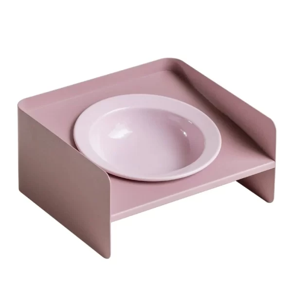 Plato De Cerámica Con Soporte Metálico 