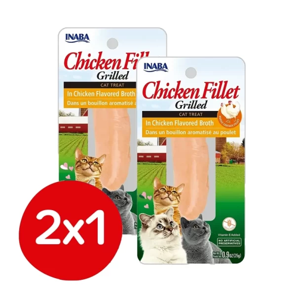 Pack 2x1 Churu Grilled Chicken Fillet 25 Gr