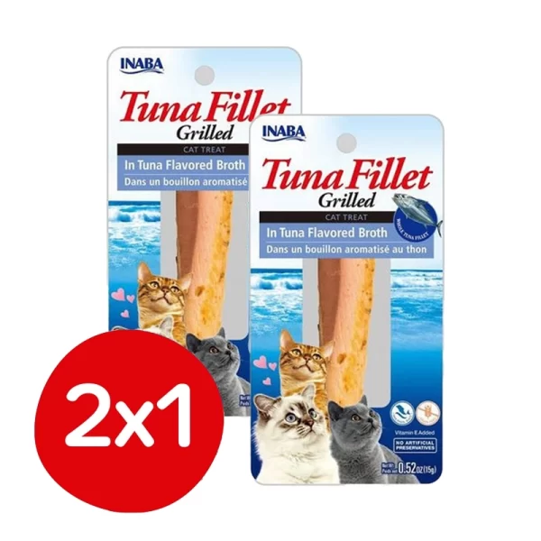 Pack 2x1 Churu Grilled Tuna Fillet Flavored Broth