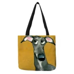 Bolsa Tote Bag Diseño Galgo