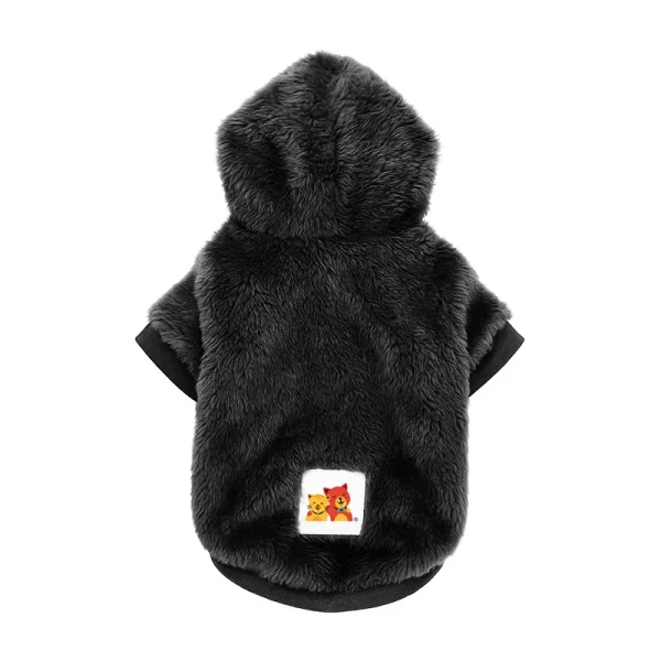 Polerón Plush Negro