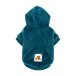 Poleron Plush Azul Turquesa