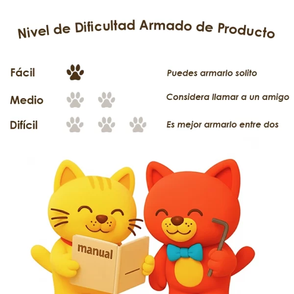 DIFICULTAD DE ARMADO - FACIL