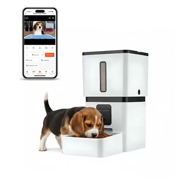 Comedero Automático De 8 Litros Con Cámara y App