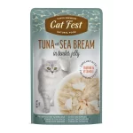 Cat Fest Filetes de Atún con Dorado en Gelatina 70 Gr
