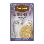 Cat Fest Filetes de Salmón en Gelatina 70 Gr