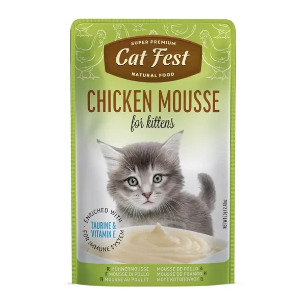 Cat Fest Mousse de Pollo 70 Gr
