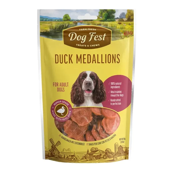 Dog Fest Medallones de Pato 90 Gr