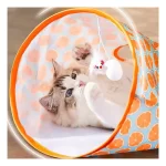 Túnel Pequeño Para Gato Diseño Naranjitas 