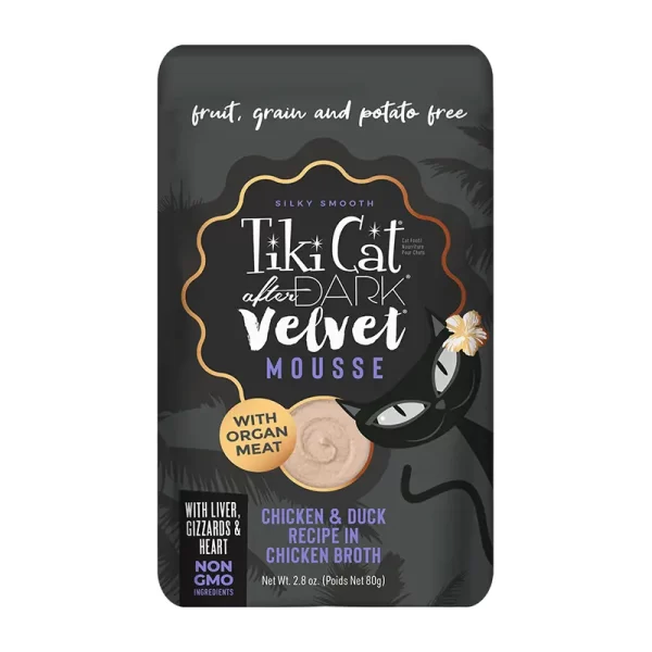 Tiki Cat After Dark Velvet Mousse Chicken y Duck 80 Gr