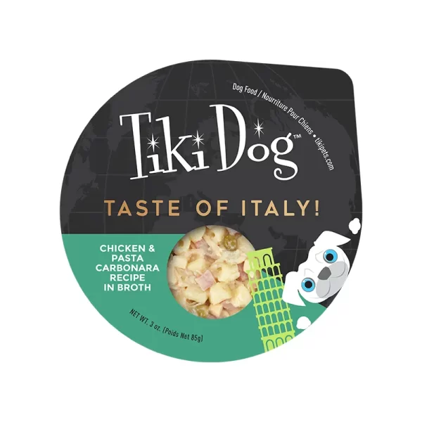 Tiki Cat Taste of Italy Chicken Pasta Carbonara 85 Gr