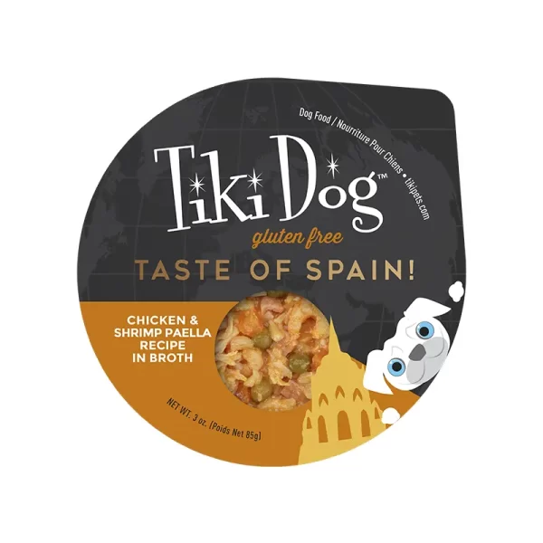 Tiki Cat Taste of Spain Chicken y Shrimp Paella 85 Gr