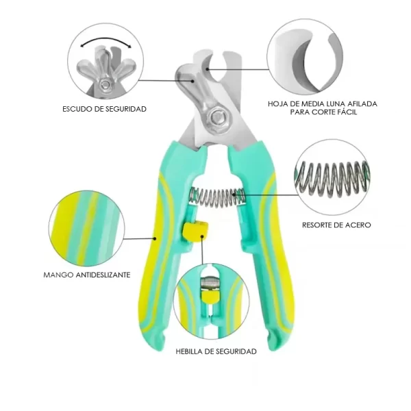 Corta Uñas Diseño Alicate Paw Bicolor