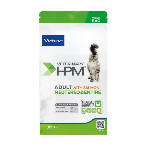 Virbac HPM Felino Adulto Salmon Neutered & Entire