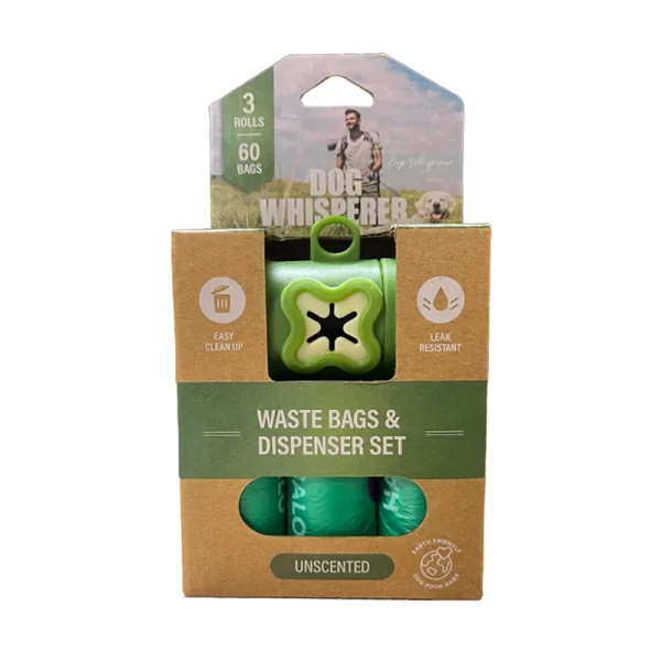 BOLSAS PARA FECA SIN OLOR CON DISPENSADOR - 60 UNID