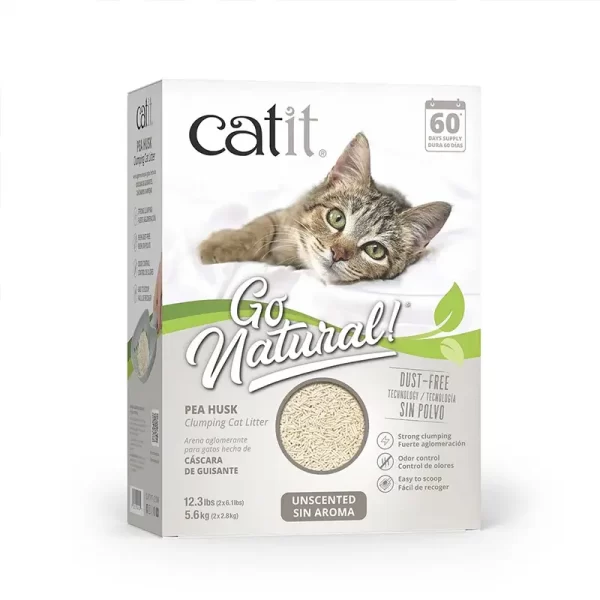 Catit Go Natural Arena Biodegradable Sin Aroma 5,6 Kg