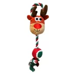 Juguete Para Mascota Navidad Cuerda Pelota Diseño Reno