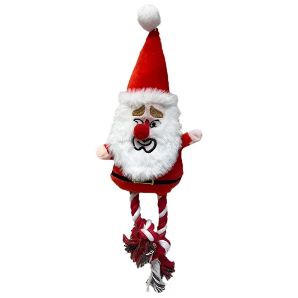 Juguete Para Mascota Santa Claus Con Cuerda