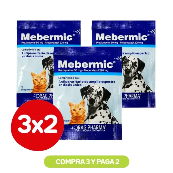 Pack 3X2 Mebermic Perro/Gato 1 Comp