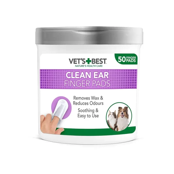 Vet's Best Toallitas de Limpieza de Oidos 50 Und