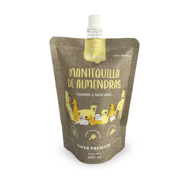 Winga Pouch Mantequilla Almendras 250 Gr