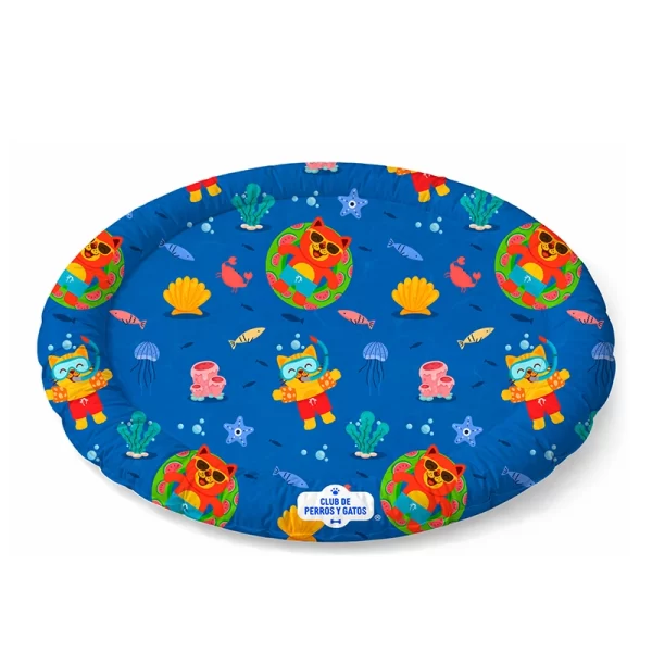 Cama Refrescante Circular Summer Paw - Mediana
