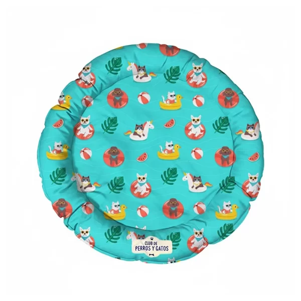 Cama Refrescante Circular Summer Paw