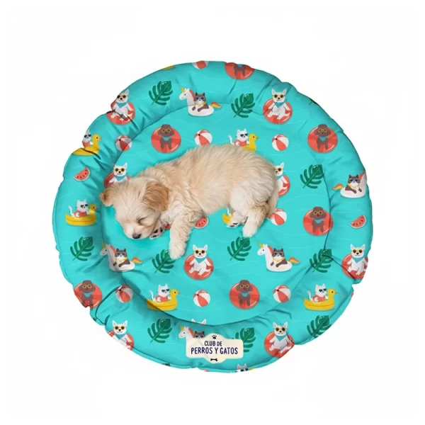 Cama Refrescante Circular Summer Paw