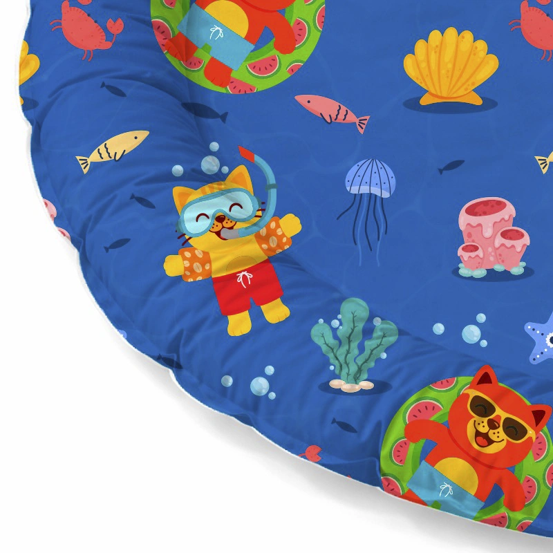 Cama Refrescante Circular Summer Paw
