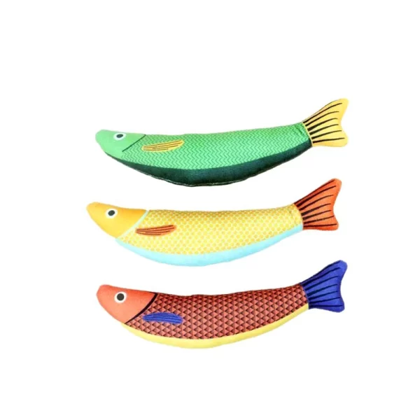 Juguete Para Gato Pez Arcoiris Con Catnip