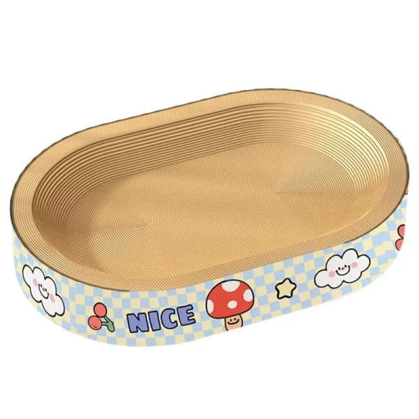 Rasguñador Cama Ovalado