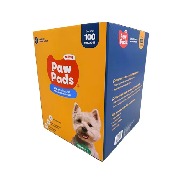 Sabanillas o Alfombrillas de Entrenamiento Paw Pads Carbón 60 x 60 cms - Box 100 Unid