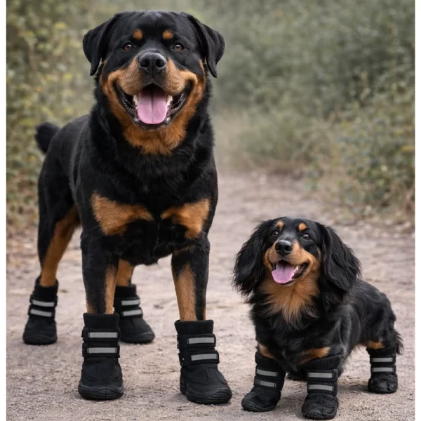Zapato Diseño Botin Reflectante Dark 